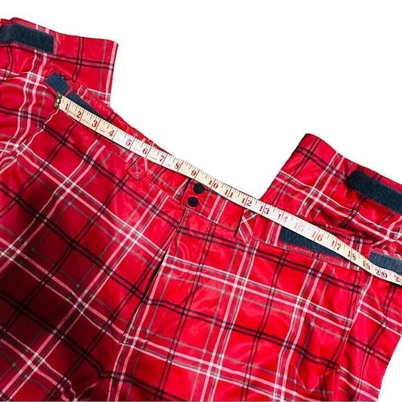 Columbia Omni-tech Waterproof Red Checkered Men’s Pants size XL Golf Hiking - Picture 11 of 14